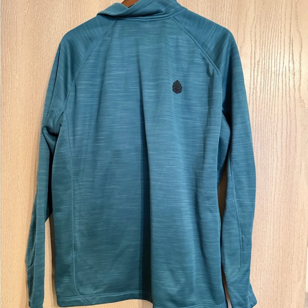 Stio Men's Teal Quarter-Zip Jacket